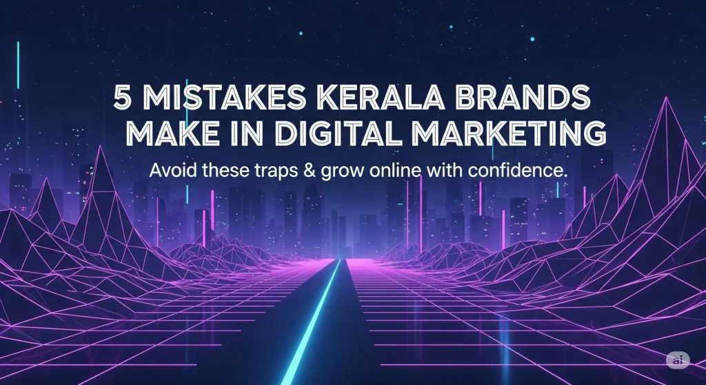 digital marketing mistakes Kerala poster